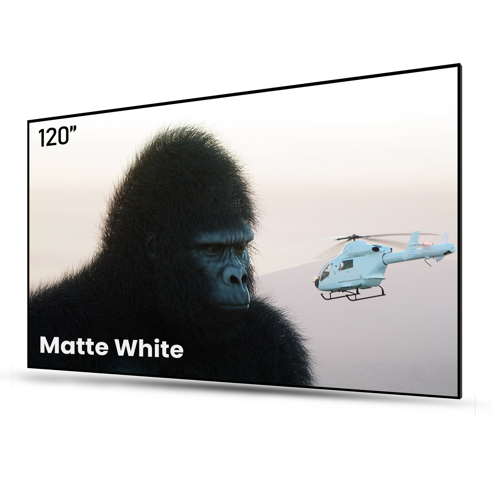 AWOL Vision 100''-180'' Matte White Screen