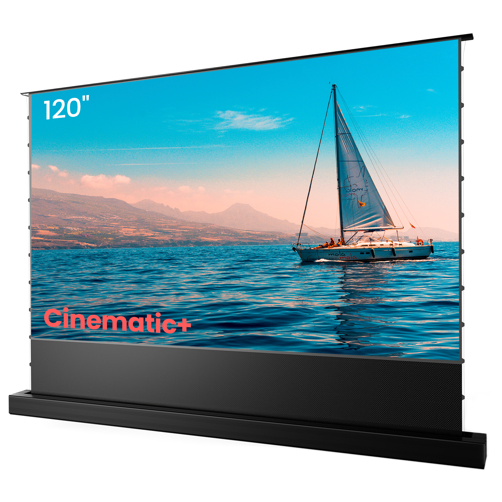AWOL Vision 100''-130'' AWOL Vision Cinematic+ ALR Motorized Floor Rising Acoustic Screen
