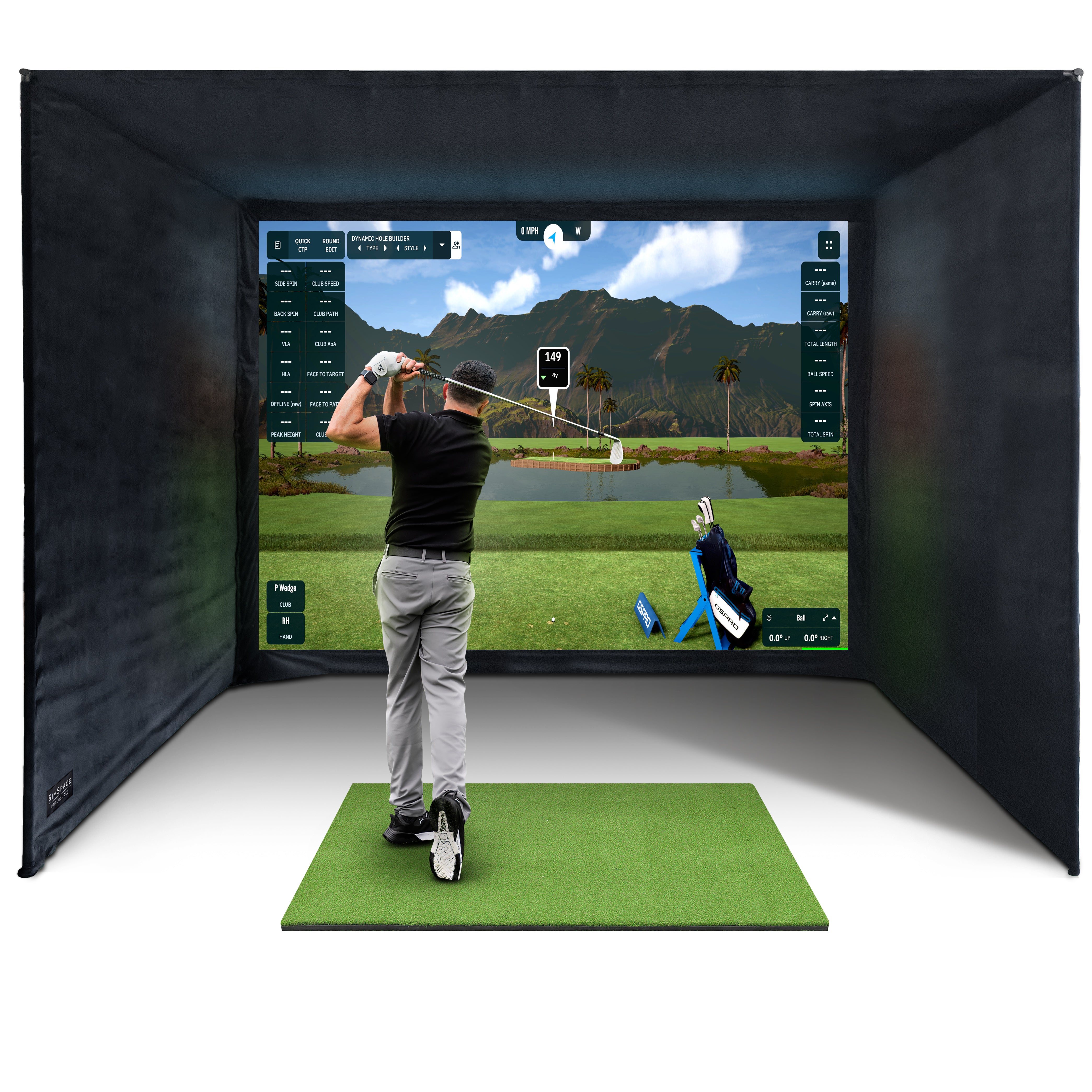 SimSpace Professional Golf Enclosure SIM/006