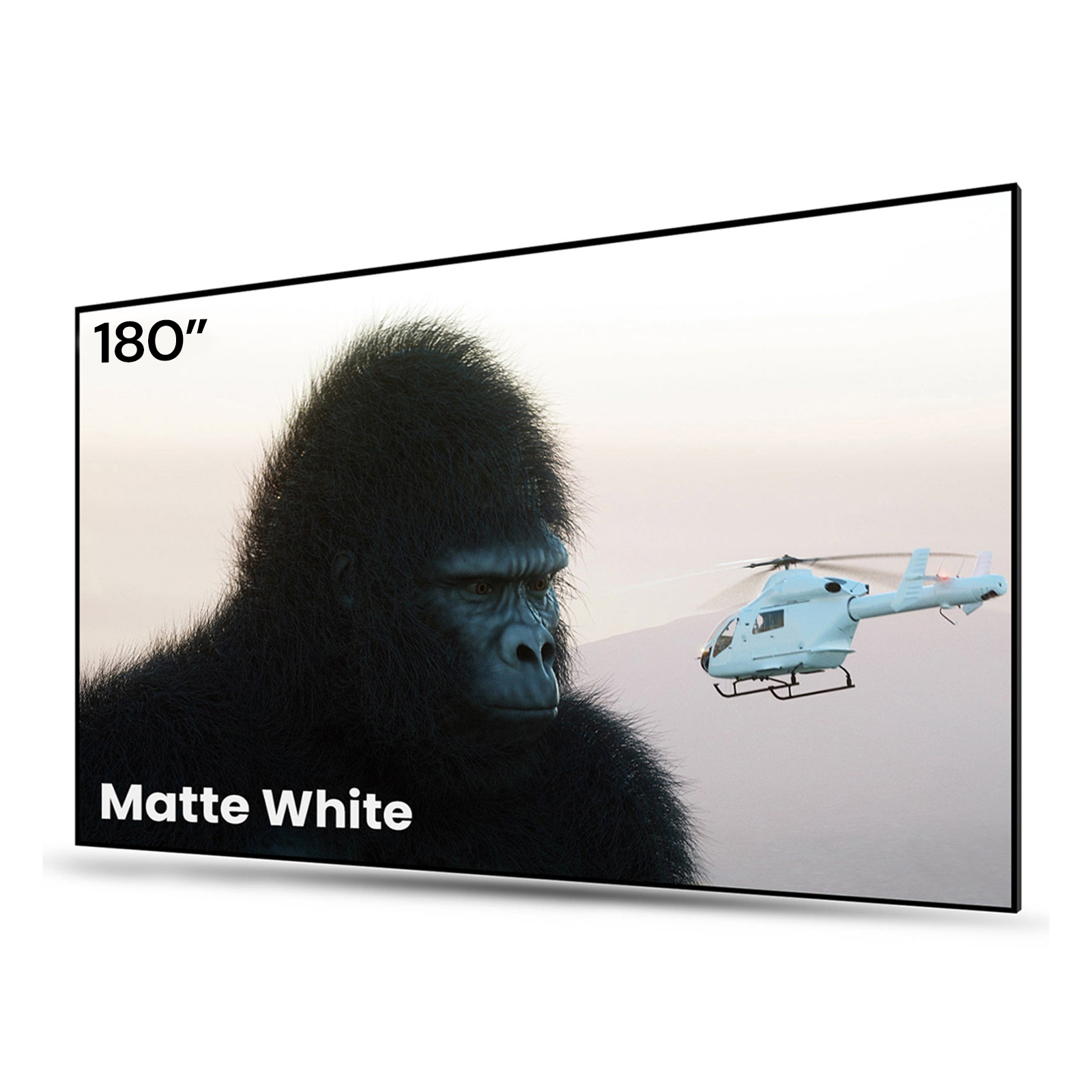AWOL Vision 100''-180'' Matte White Screen