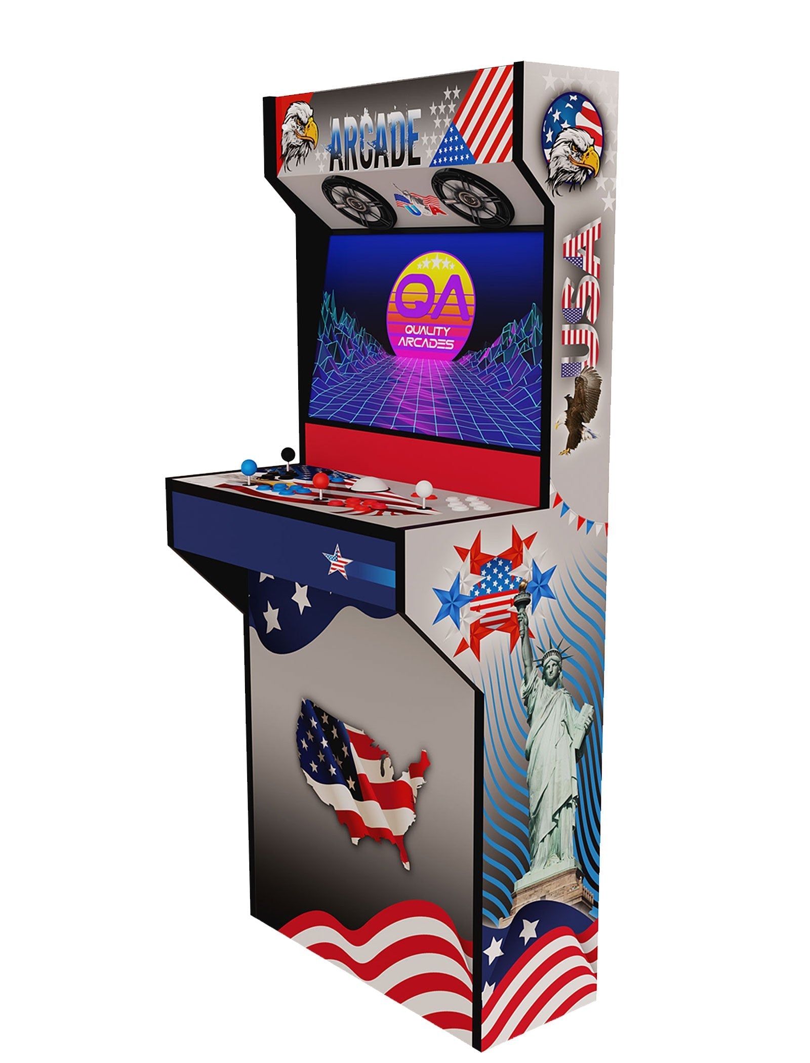 Arcade Machine Retro-Slim (Full Wrap)