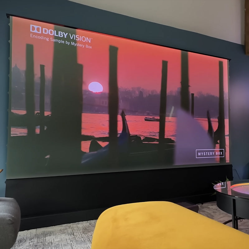 AWOL Vision 100''-130'' AWOL Vision Cinematic+ ALR Motorized Floor Rising Acoustic Screen
