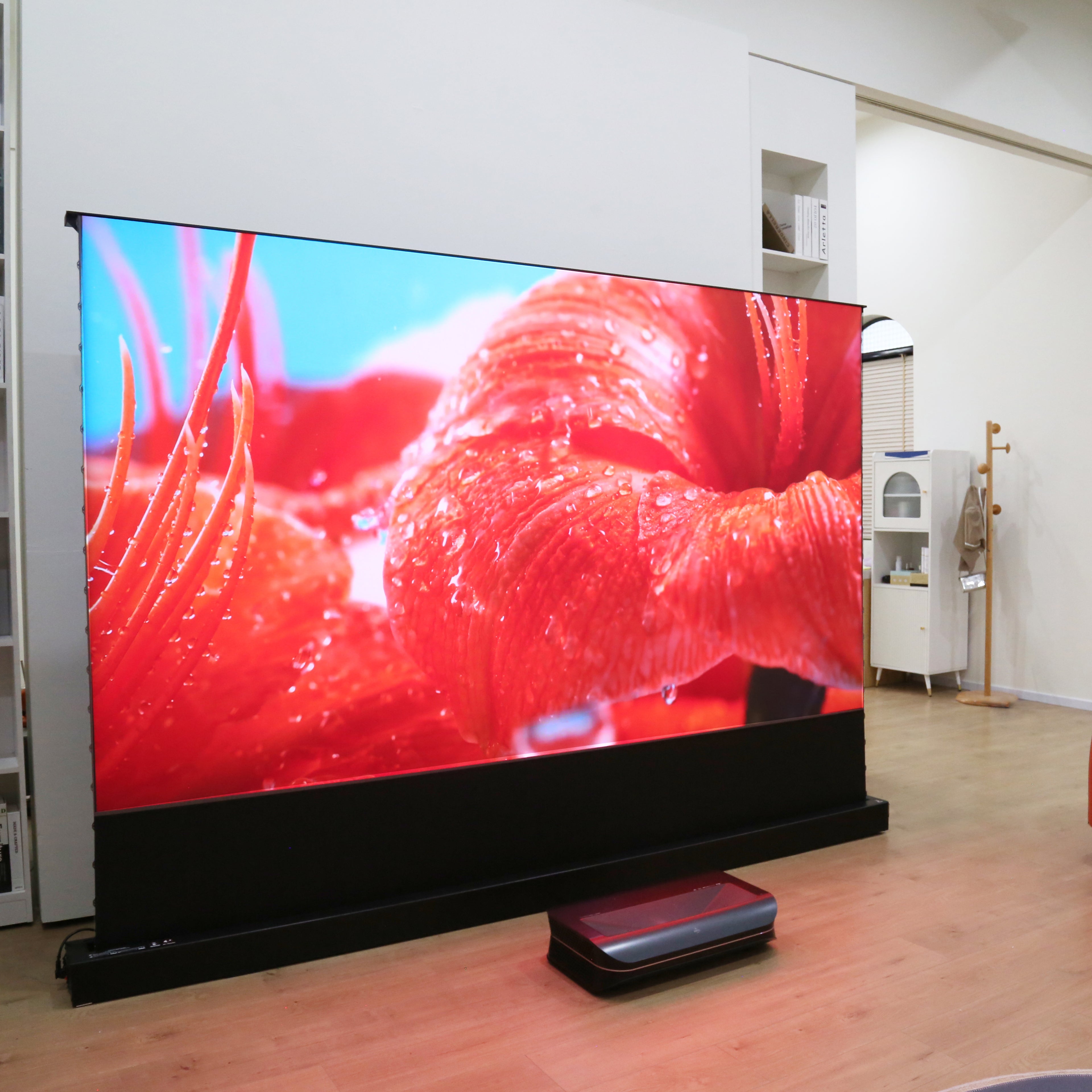 AWOL Vision 100''-130'' AWOL Vision Cinematic+ ALR Motorized Floor Rising Acoustic Screen