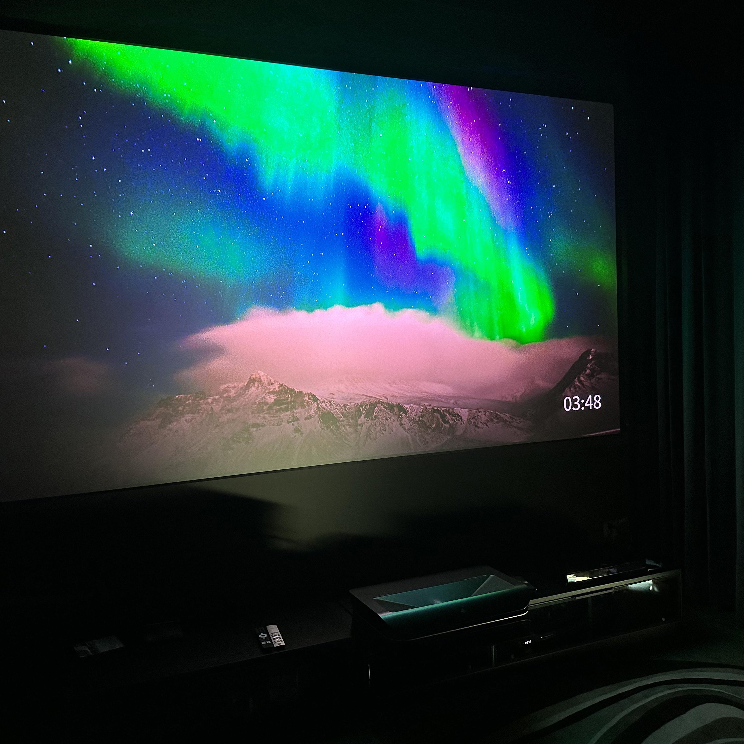 AWOL Vision LTV-3000 Pro 100''-132'' Cinematic ALR Screen Bundle