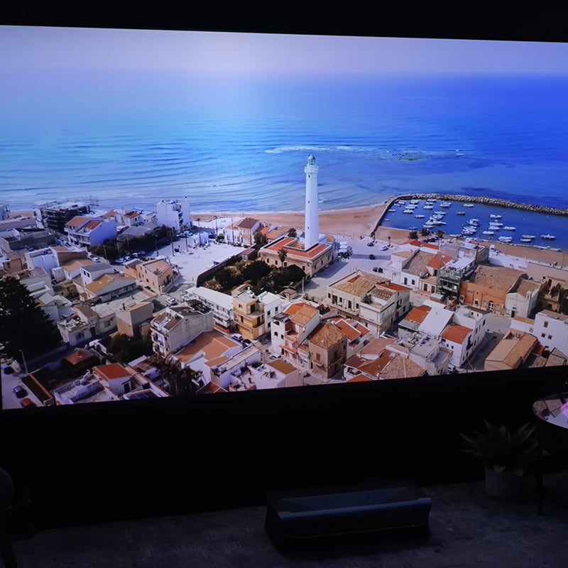 AWOL Vision 100''-130'' AWOL Vision Cinematic+ ALR Motorized Floor Rising Acoustic Screen