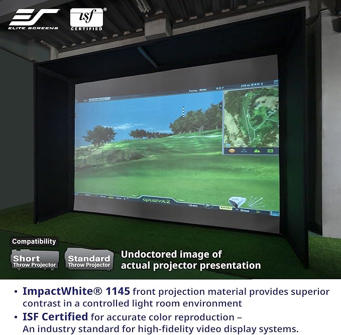 Elite Screens GolfSim Bay Series GSB13x10-IPW1145