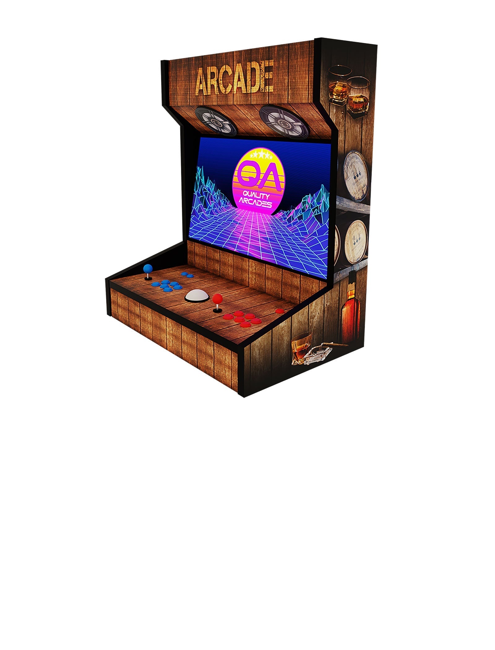 Wall Arcade Machines: Arcade Machine Arcade Classic Slim (Full Wrap)