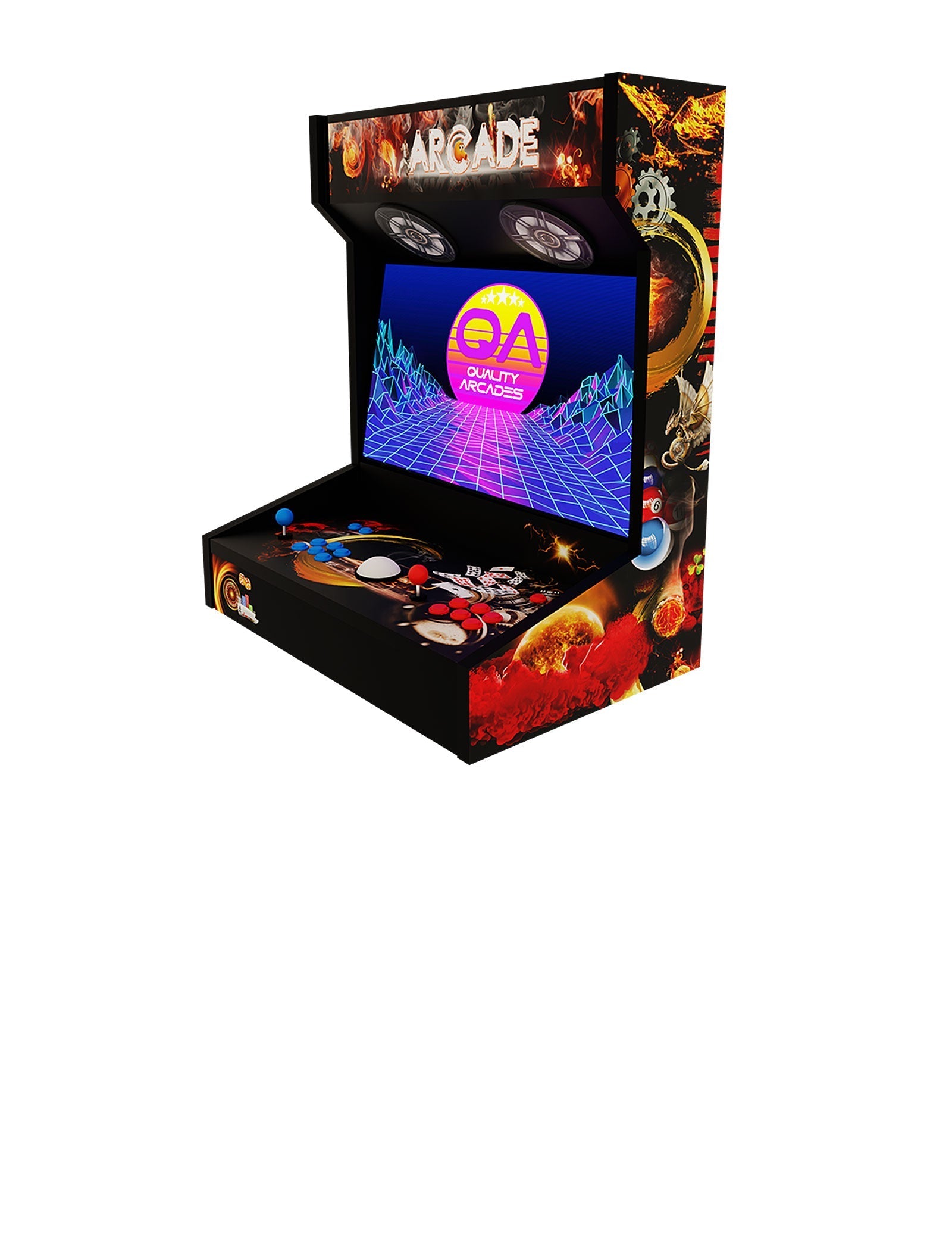 Wall Arcade Machines: Arcade Machine Arcade Classic Slim (Full Wrap)