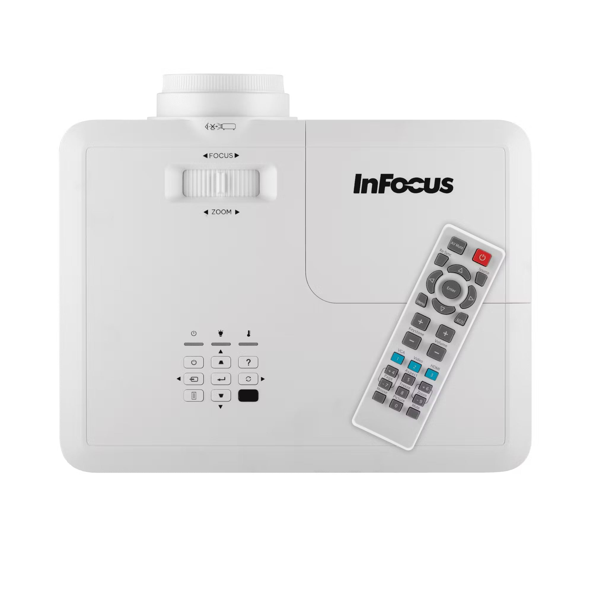 InFocus LightPro IN0061SL 4000 Lumens 3D Standard Throw DLP Gaming Projector