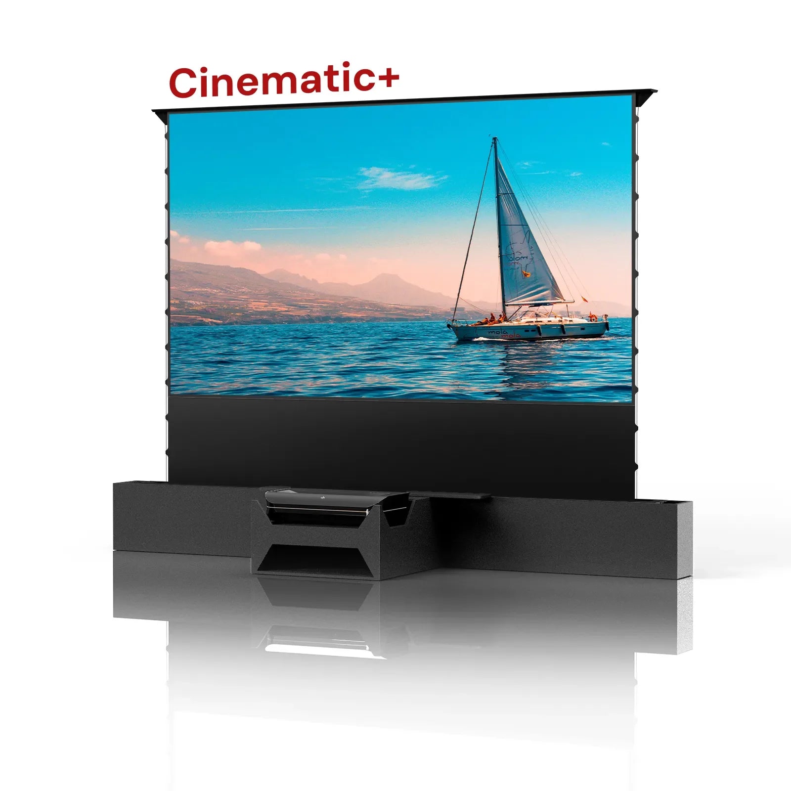 AWOL Vision 100''-130'' AWOL Vision Cinematic+ ALR Motorized Floor Rising Acoustic Screen