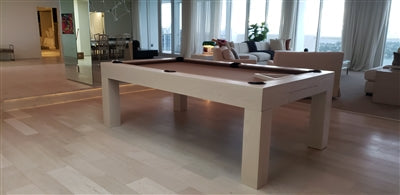 The Modern Pool Table (Bleached Oak) - Free Curbside Delivery