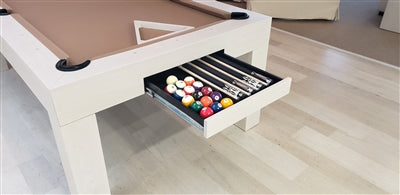 The Modern Pool Table (Bleached Oak) - Free Curbside Delivery