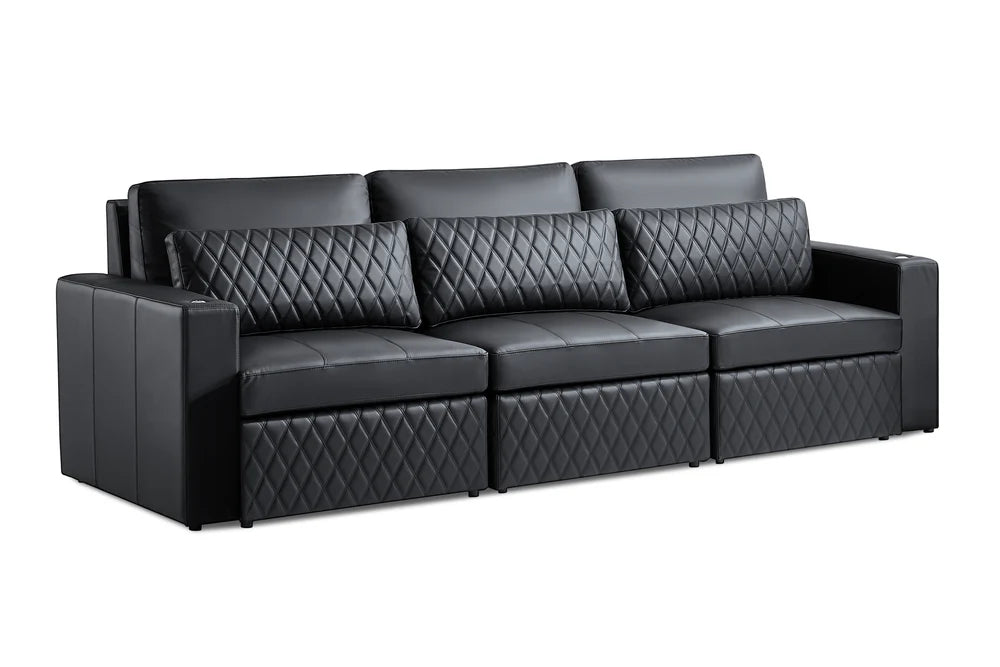 Valencia Pisa Ultimate Nappa 20000 Leather Lounge Sectional Sofa
