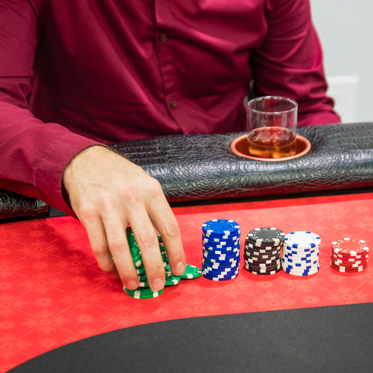 Triton 90" Premium 10 Player Folding Poker Table