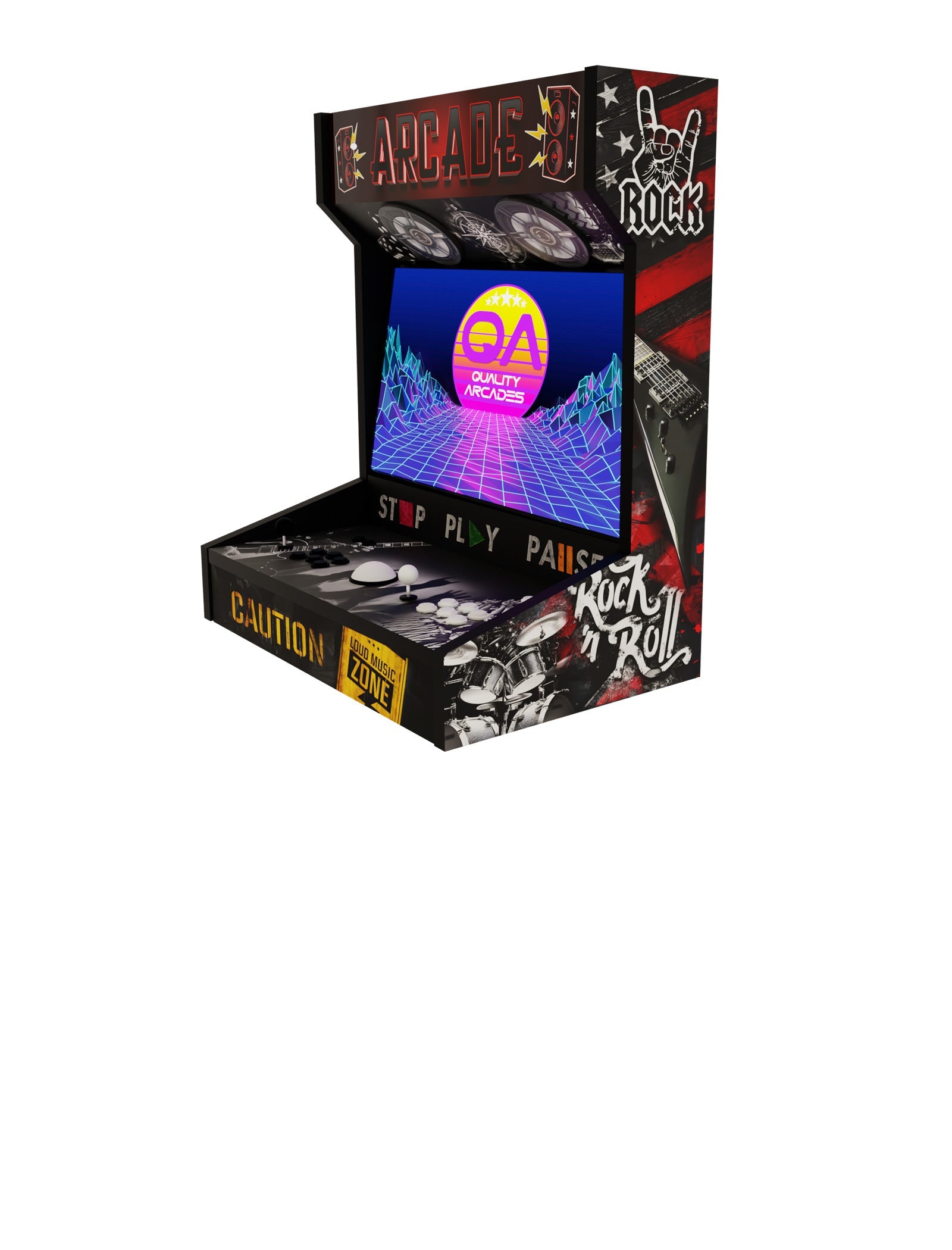 Wall Arcade Machines: Arcade Machine Arcade Classic Slim (Full Wrap)