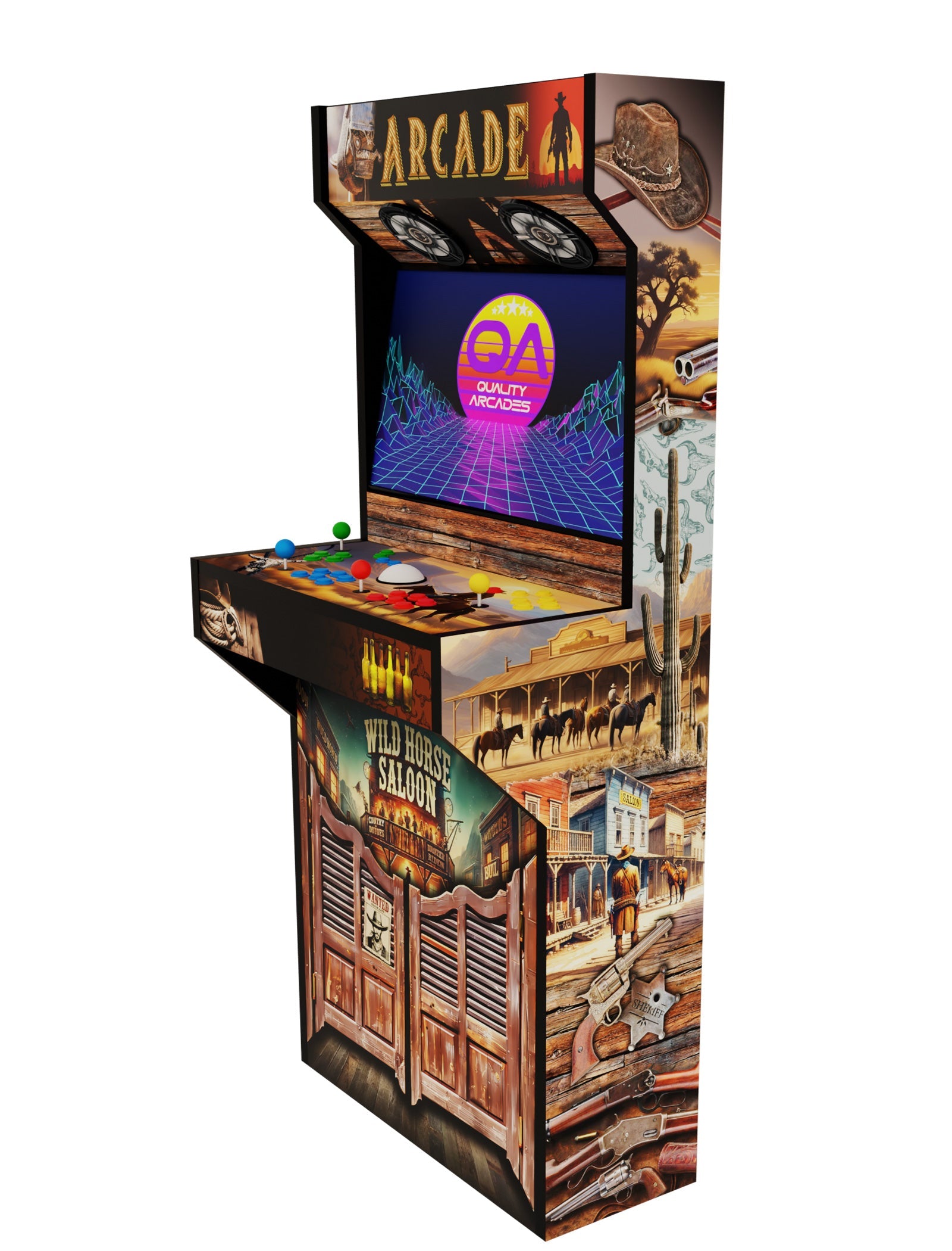 Arcade Machine Retro-Slim (Full Wrap)
