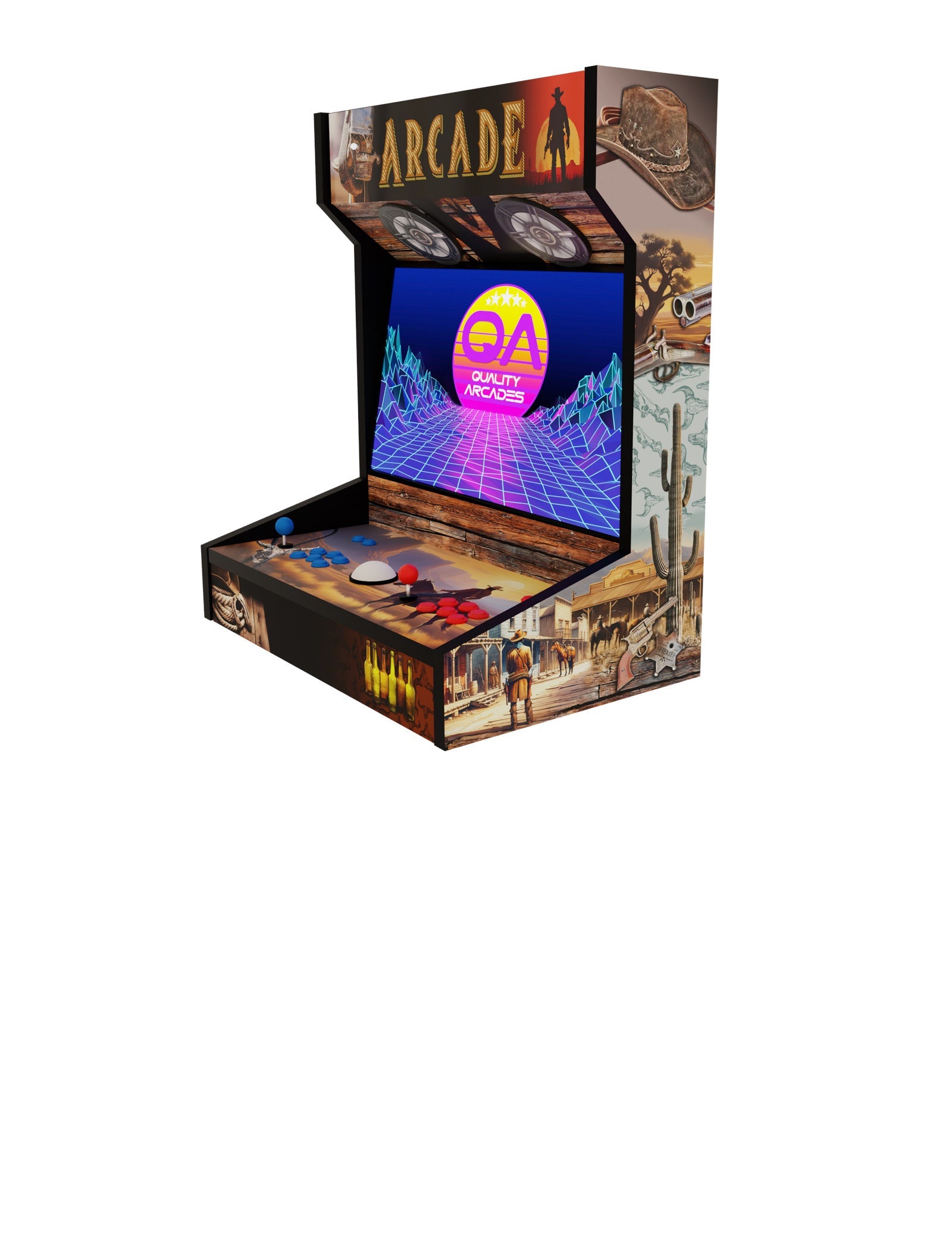 Wall Arcade Machines: Arcade Machine Arcade Classic Slim (Full Wrap)