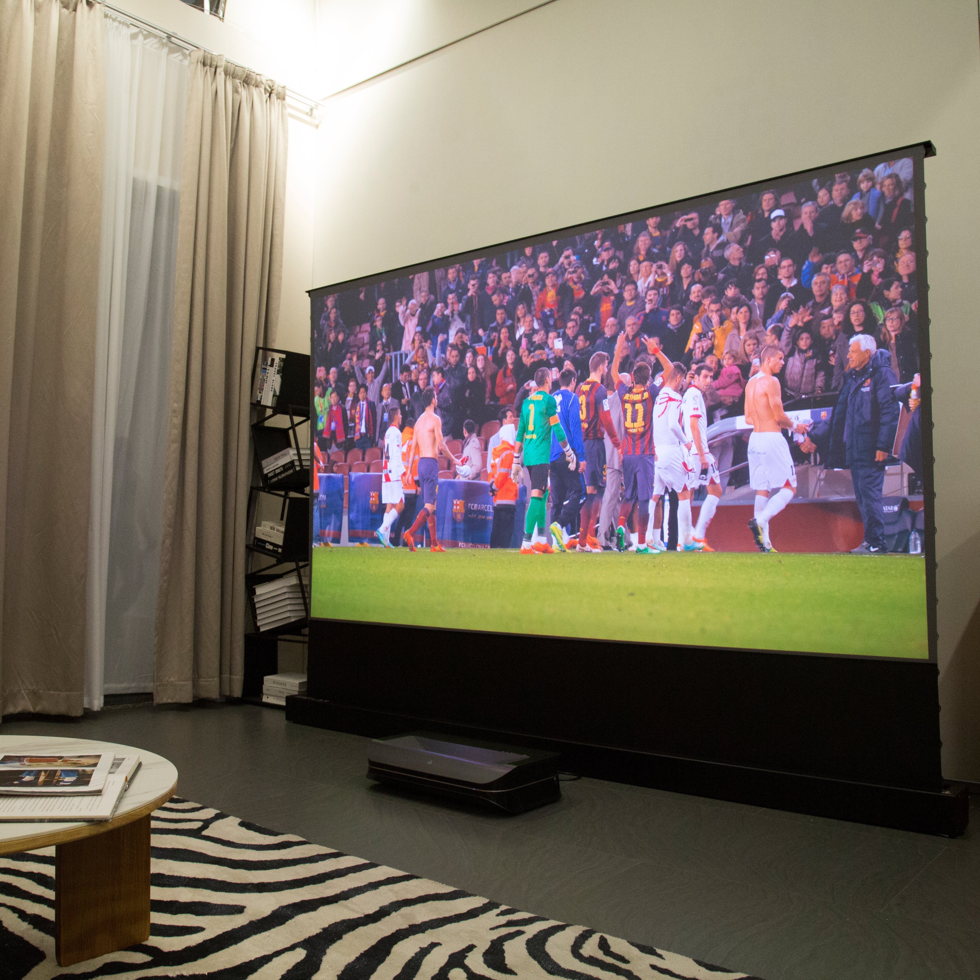 AWOL Vision LTV-3000 Pro Plus AWOL Vision Station 100''-130'' ALR Floor Rising Screen Bundle