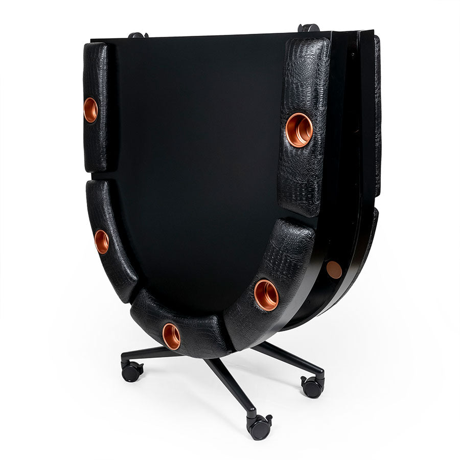 Triton Elite 10 Player Poker Table With Wood Finish