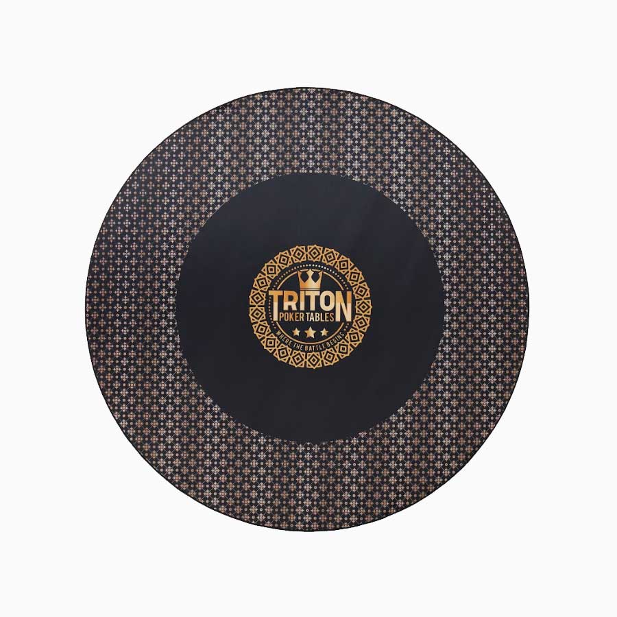 Triton 8 Player Poker Table + 8 Chairs + 1 Extra Mat