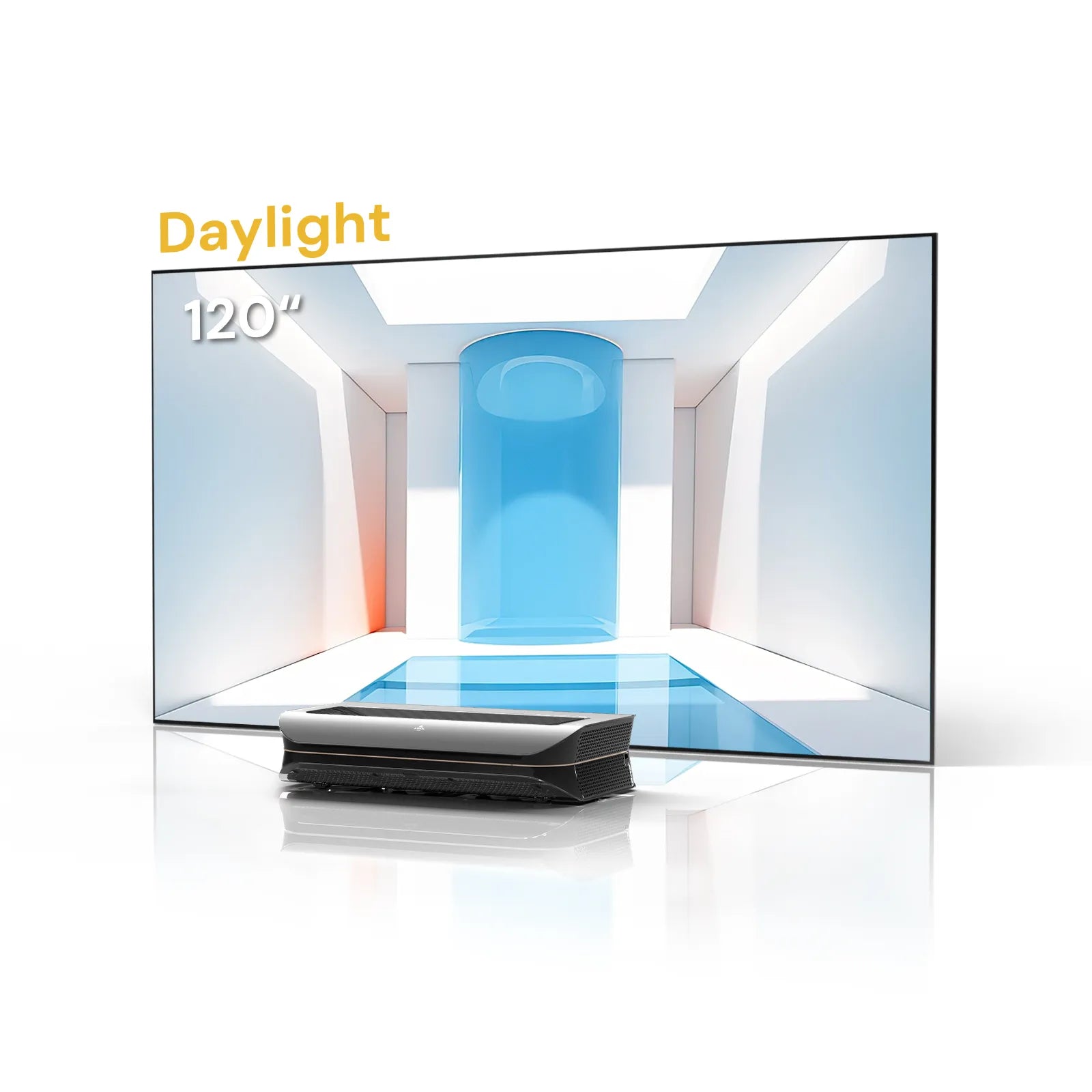 AWOL Vision LTV-3500 Pro 100''-120'' Daylight ALR Screen Bundle