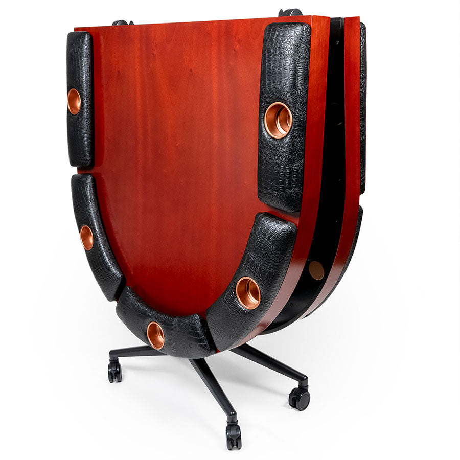 Triton Elite 10 Player Poker Table With Wood Finish