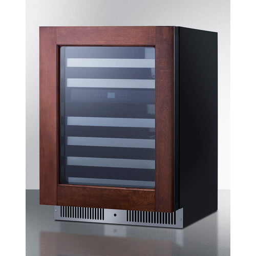 SUMMIT CL244WC2PNRLH 24" Dual Zone Built-In Wine Cellar (Panel Not Included)