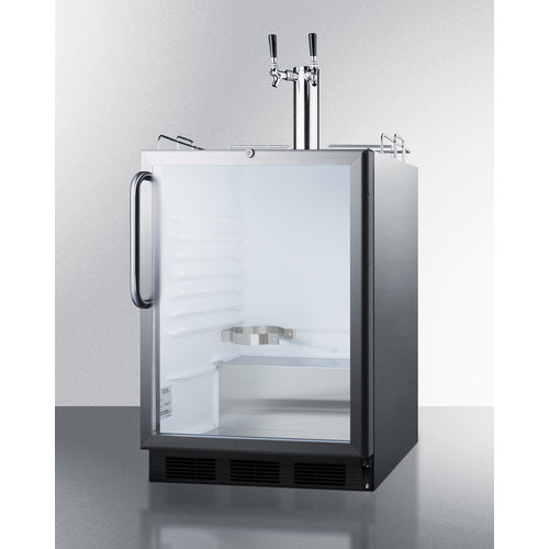 SUMMIT SBC56GBIADA 24" Wide Built-In Beer Dispenser, ADA Compliant