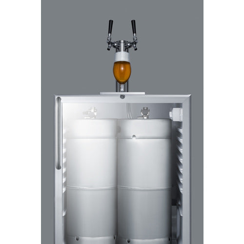 SUMMIT SBC56GBIADA 24" Wide Built-In Beer Dispenser, ADA Compliant