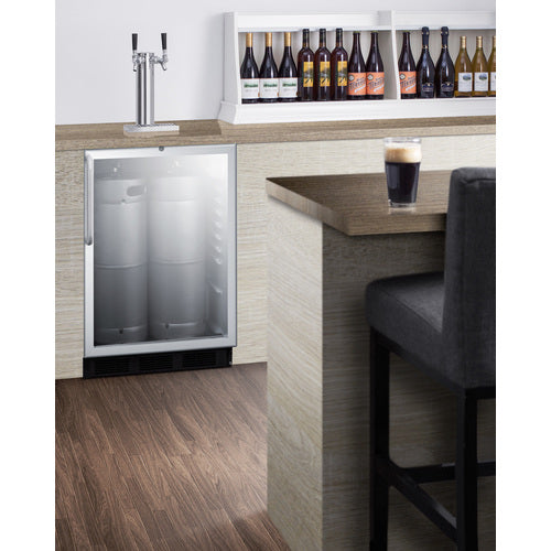SUMMIT SBC56GBIADA 24" Wide Built-In Beer Dispenser, ADA Compliant