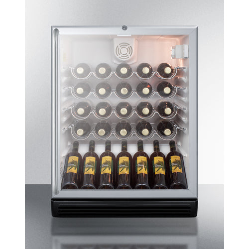 SUMMIT SWC6GBLSHADA 24" Wide Wine Cellar, ADA Compliant