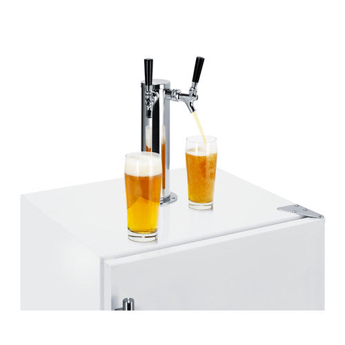 SUMMIT SBC58WHBIADA 24" Wide Built-In Kegerator, ADA Compliant