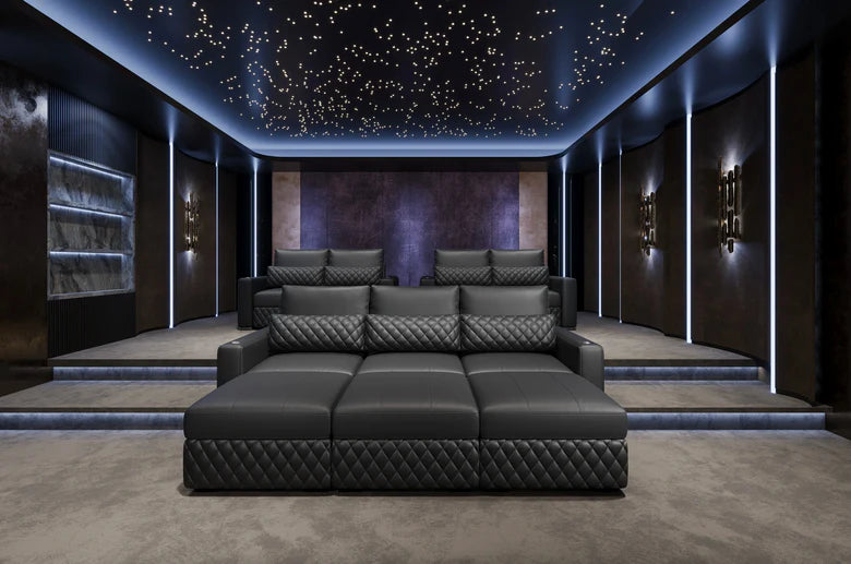 Valencia Pisa Ultimate Nappa 20000 Leather Lounge Sectional Sofa