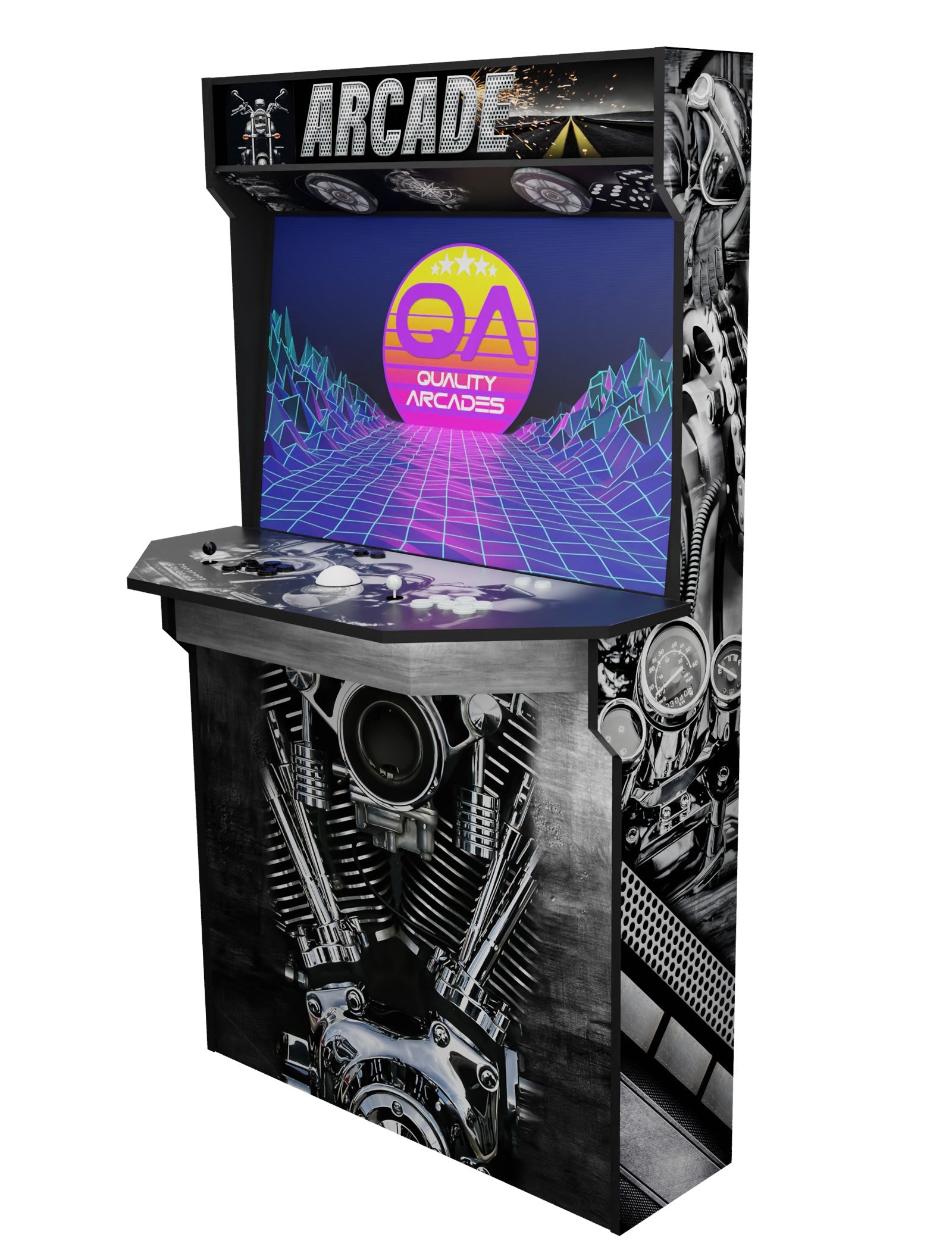 Hexacade™ Arcade Machine (Full Wrap)