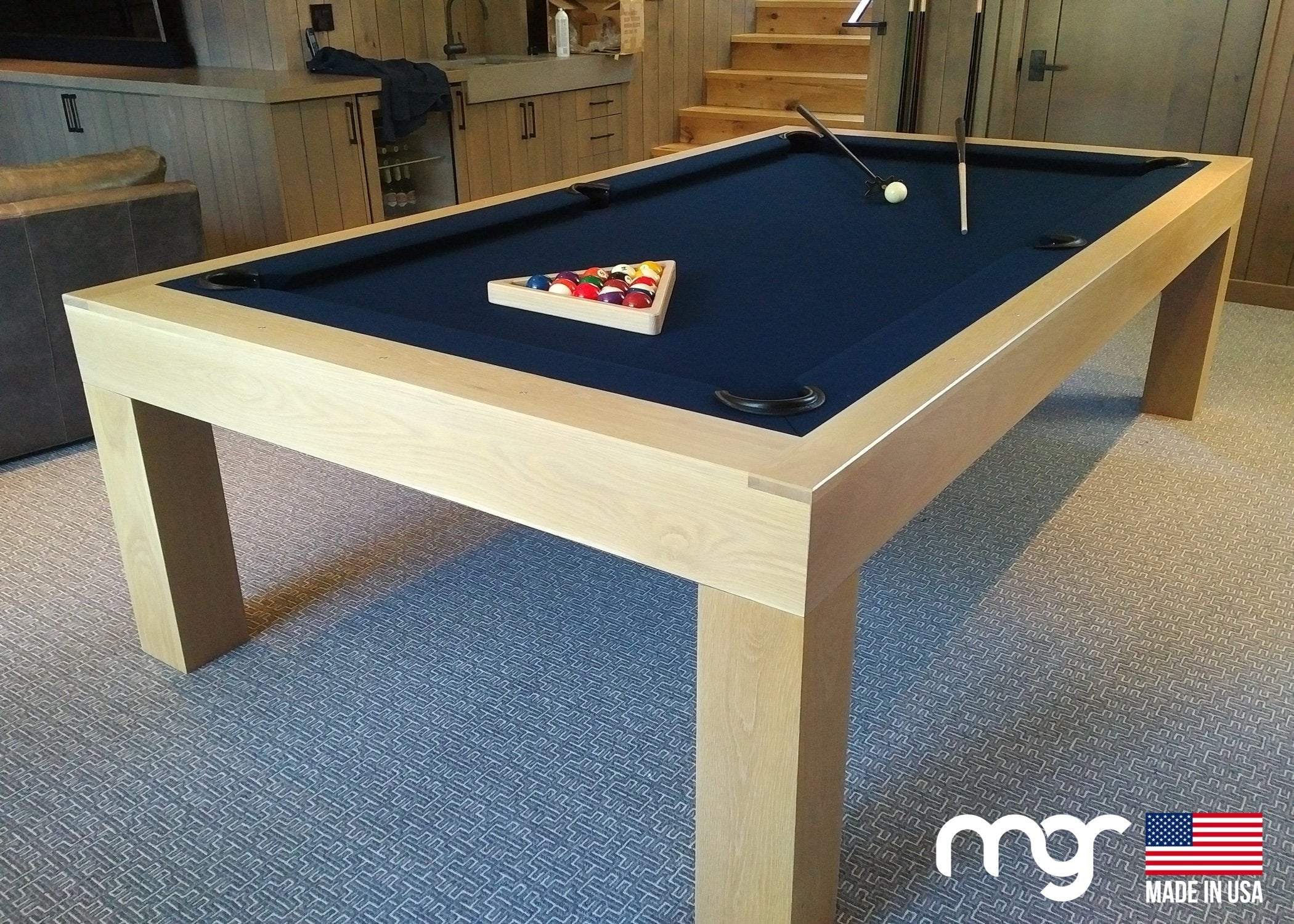 The Modern X87 Pool Table - Free Curbside Delivery