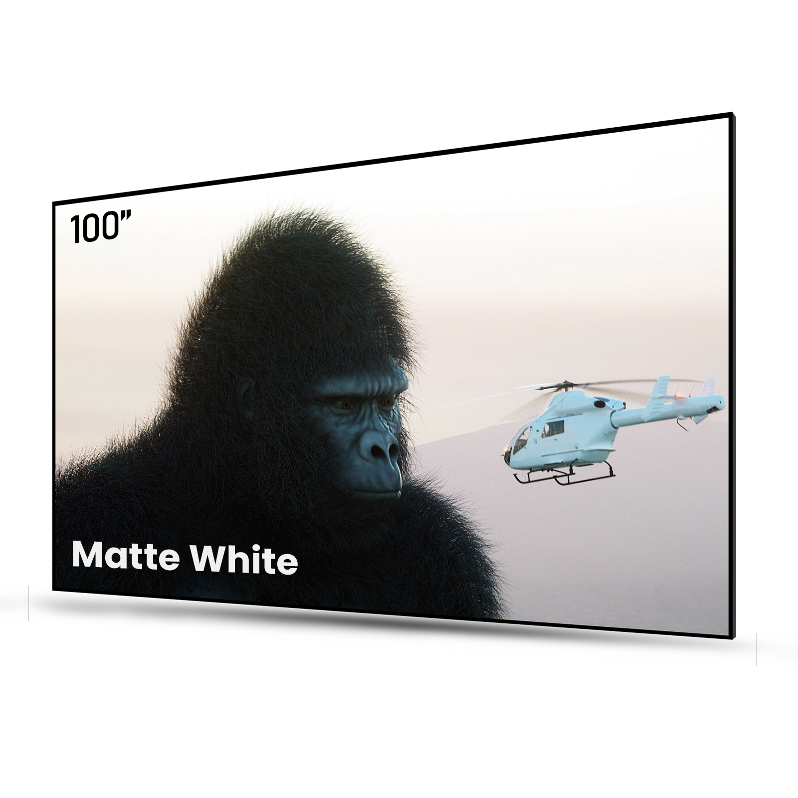 AWOL Vision 100''-180'' Matte White Screen