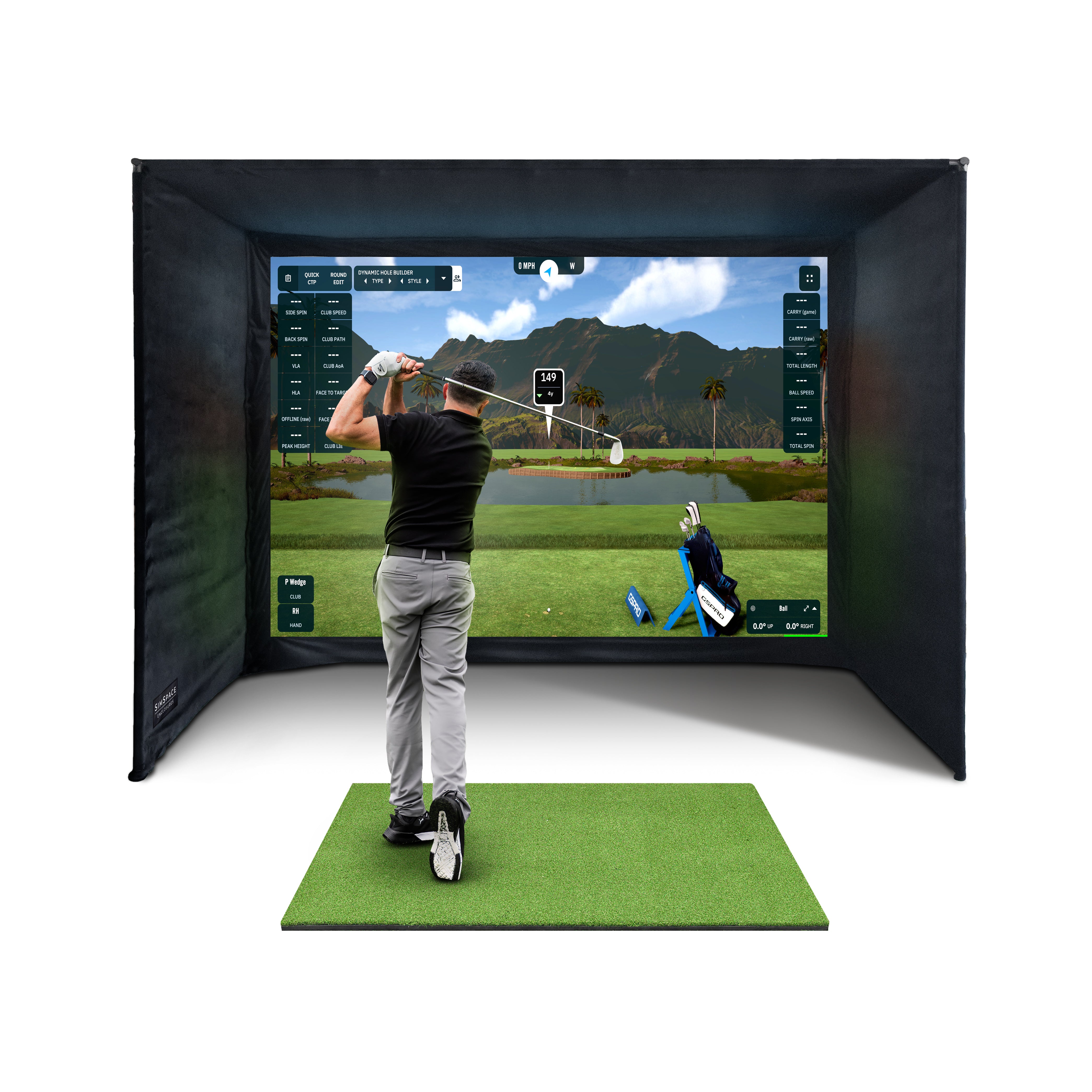 SimSpace Professional Golf Enclosure SIM/003