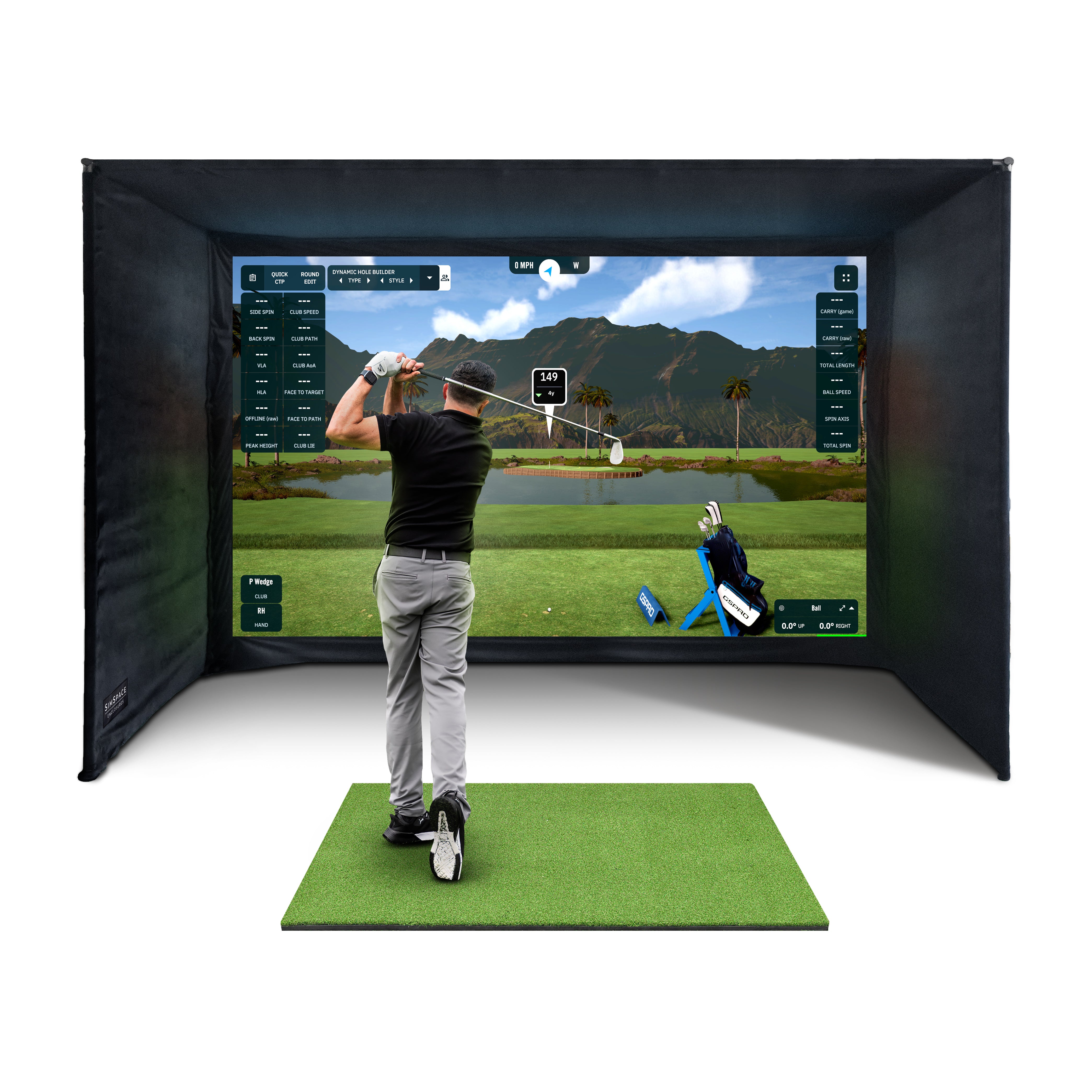 SimSpace Professional Golf Enclosure SIM/004