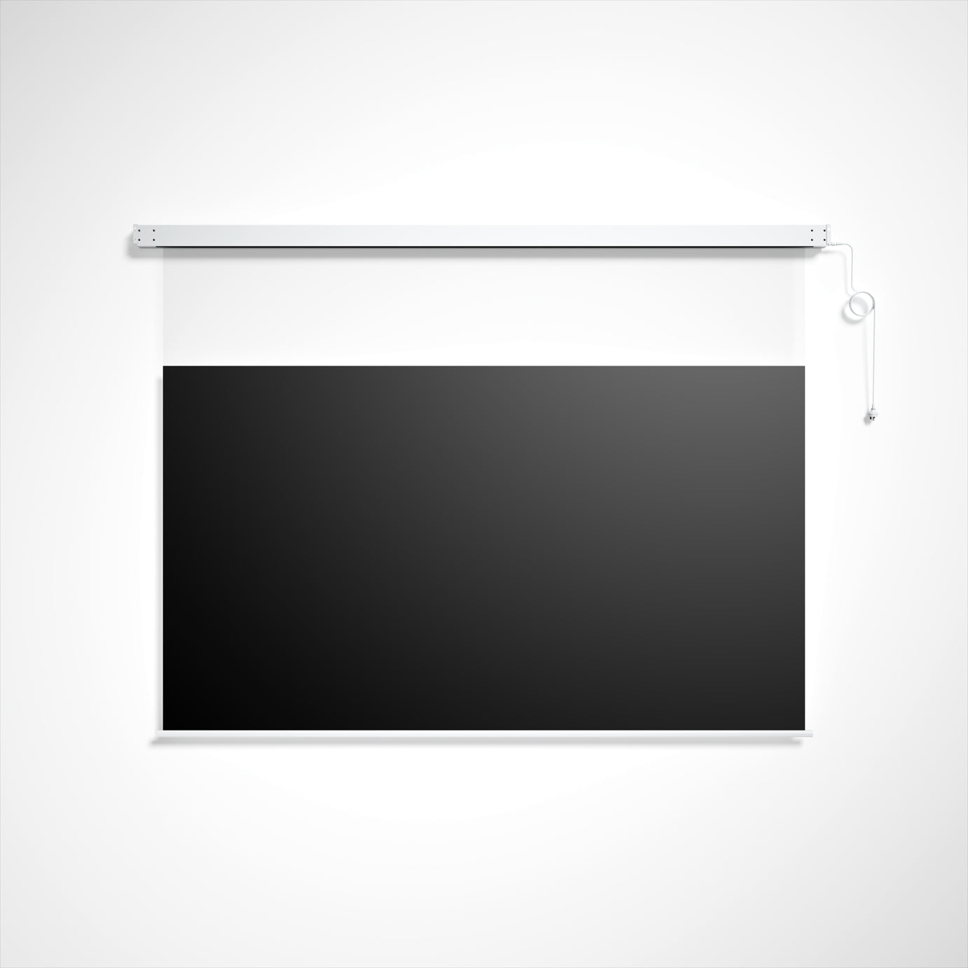 Valerion 100"/120" Zero-Speckle Motorized Matte White Screen
