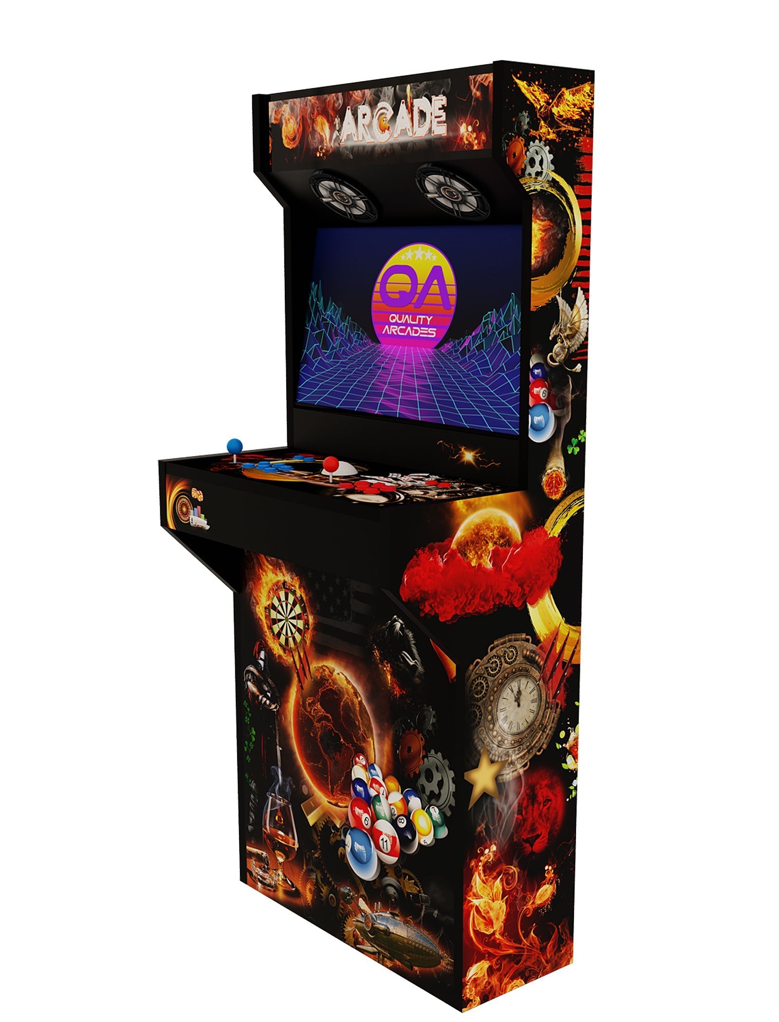 Arcade Machine Retro-Slim (Full Wrap)