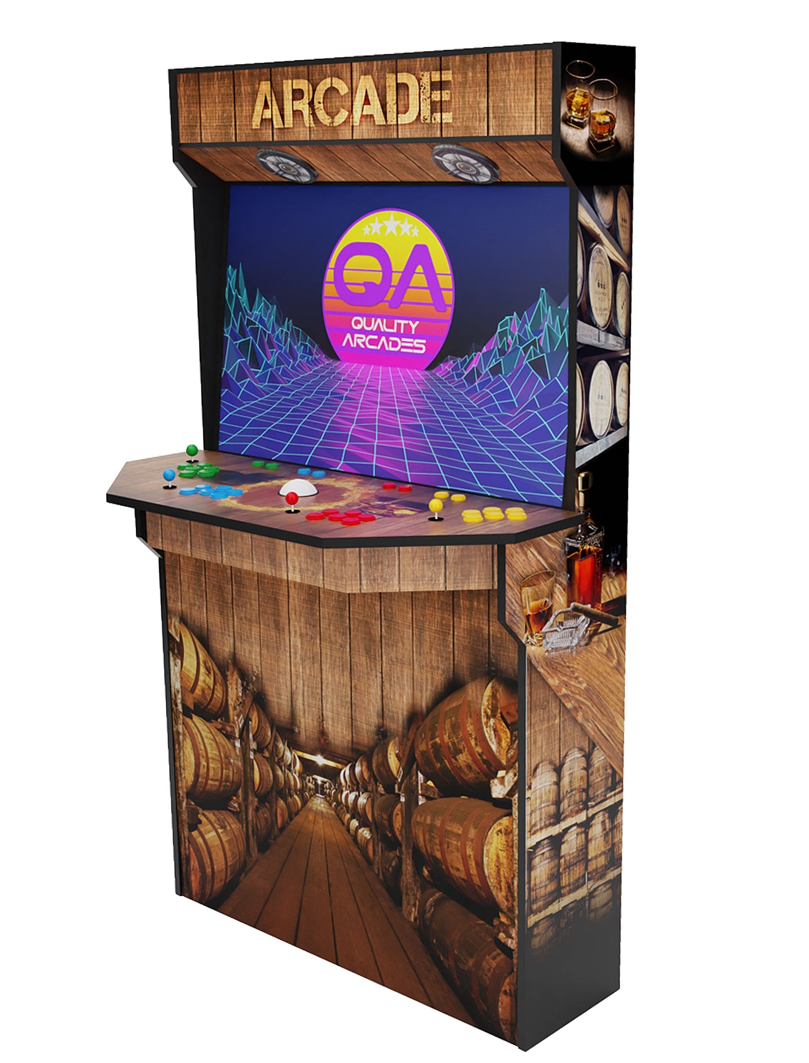 Hexacade™ Arcade Machine (Full Wrap)