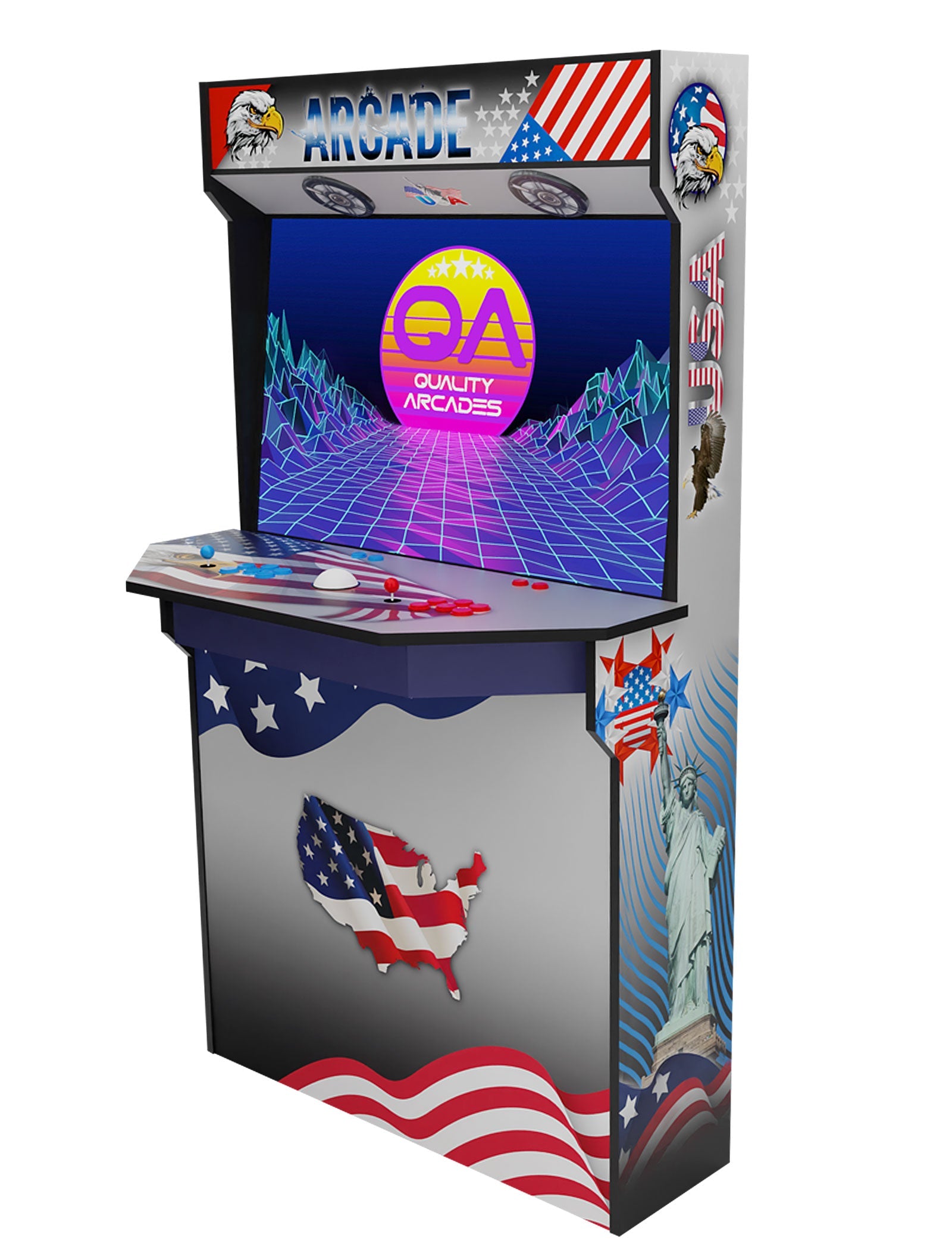 Hexacade™ Arcade Machine (Full Wrap)