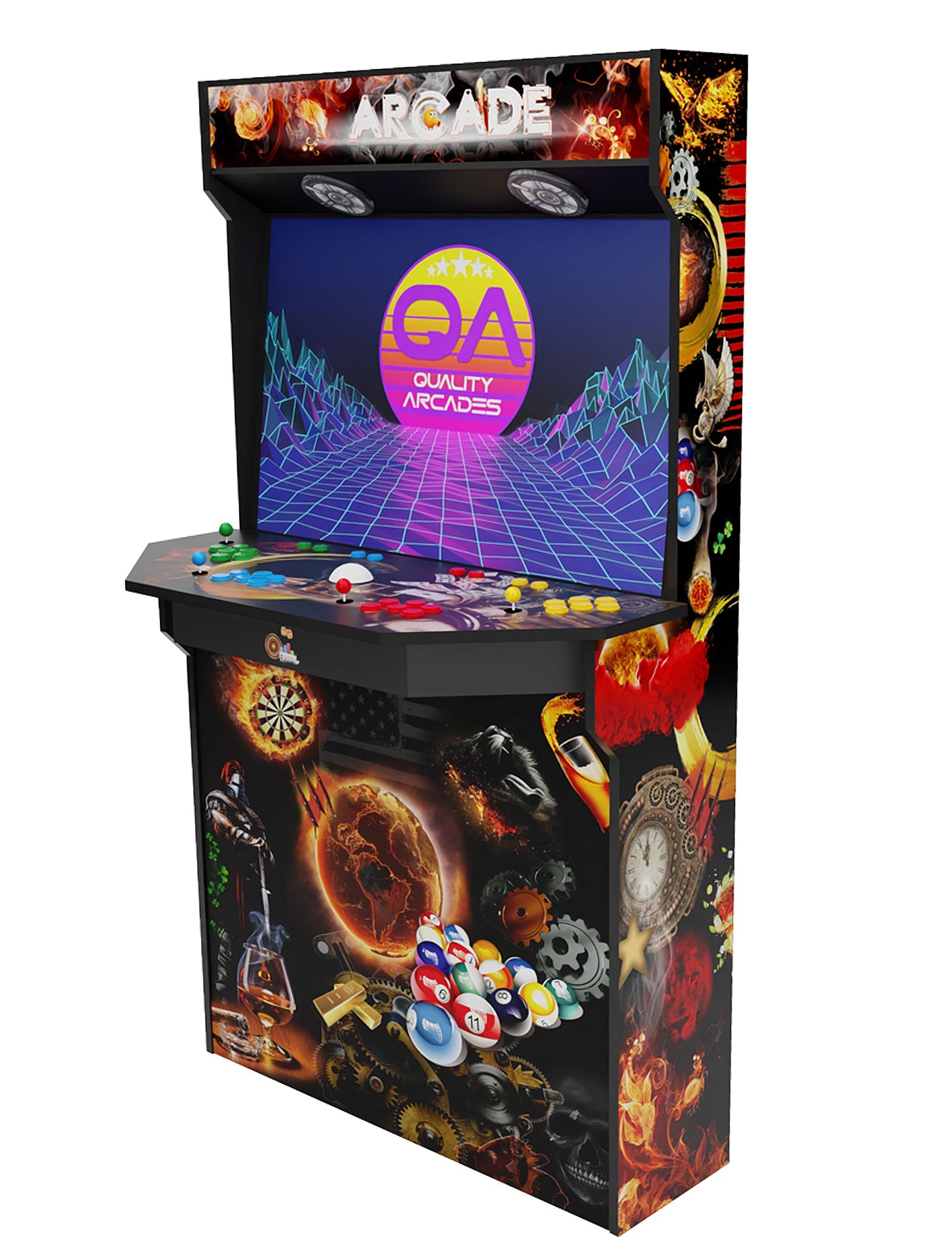 Hexacade™ Arcade Machine (Full Wrap)