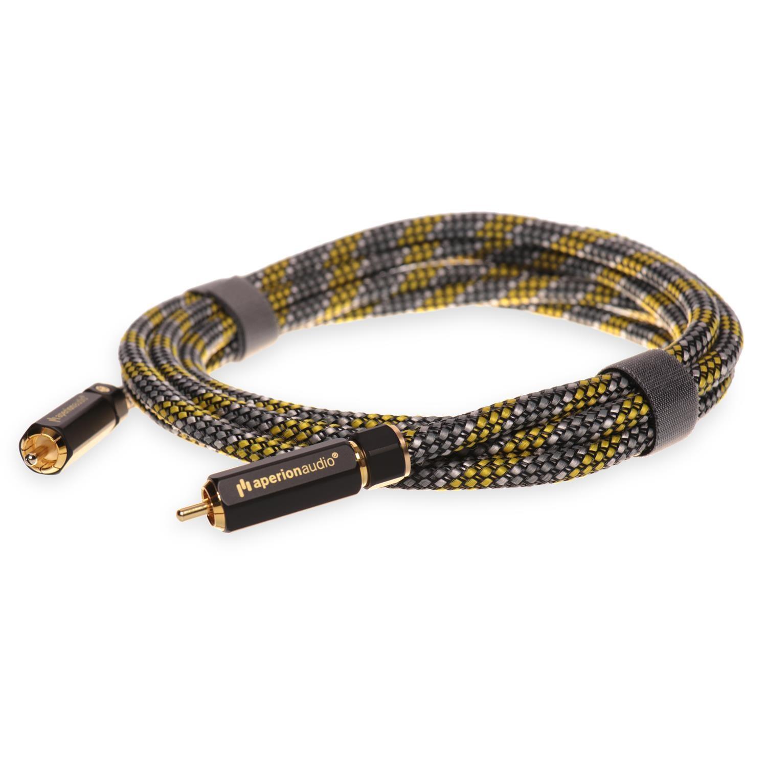 RCA Audio Stereo & Subwoofer Male to Male Cable Mono (Single)