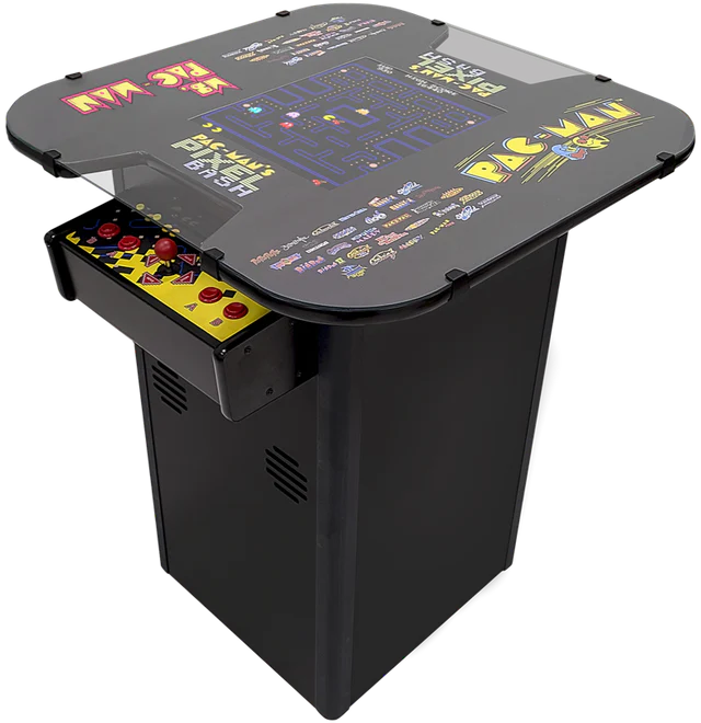 Pac-Man’s Pixel Bash High Top Bistro Home Arcade Table - Free Curbside Delivery