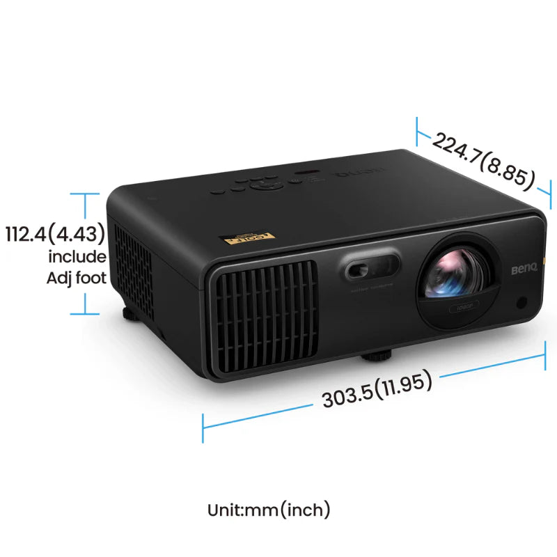 BenQ AH700ST 4000 Lumen Short Throw 1080P Laser Golf Simulator Projector