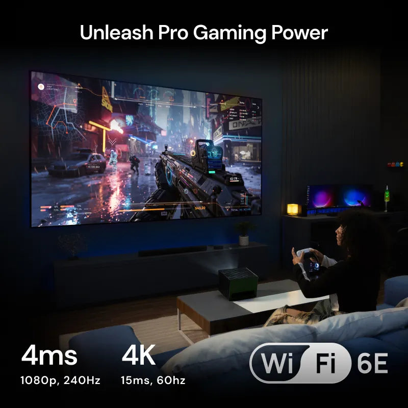 Valerion VisionMaster Pro 2 & Pro | 4K RGB Triple Laser Gaming/Theater Projector