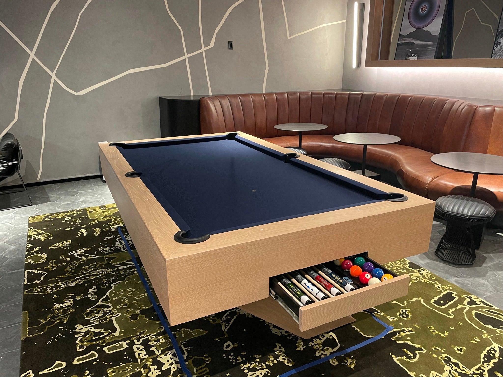 Mali 2 Rift Oak Pool Table - Free Curbside Delivery