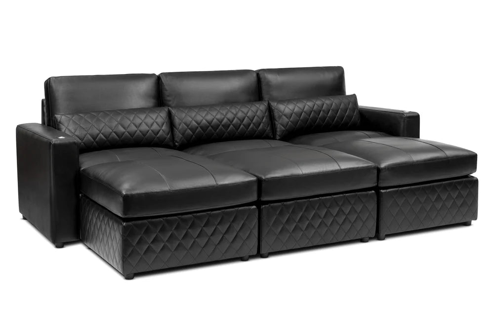 Valencia Pisa Ultimate Nappa 20000 Leather Lounge Sectional Sofa