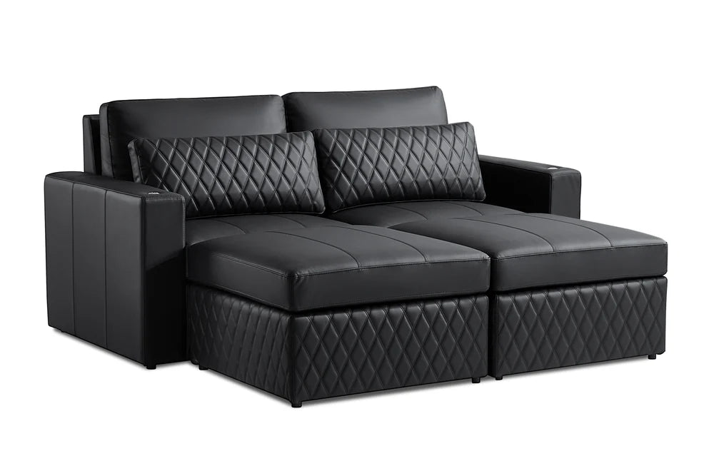 Valencia Pisa Ultimate Nappa 20000 Leather Lounge Sectional Sofa